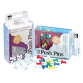Push Pins Clear