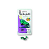 Mini Stapler Kit, Built-in Staple Remover, Assorted