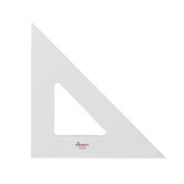 Triangle, 45-90 Degrees, 10", Clear