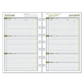 Weekly Dated Calendar Refill,F/Pro Buss Sys,5-1/2"x8-1/2", 2013