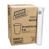 Coffee Dreams Design Paper Hot Cups, 8 Oz., 1000/Carton