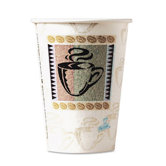 Coffee Dreams Design Perfectouch Paper Hot Cups, 8 Oz., 50/Pack