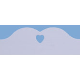 Scalloped Heart Panel Twin Headboard