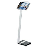 Literature Stand, Acrylic Tray/Cast Iron Base