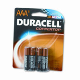 Coppertop Alkaline Batteries, AAA, 8/pack