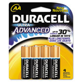 Ultra Alkaline Batteries, AA, 4/pack