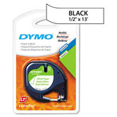 Letratag Paper Label Tape Cassettes, 2/Pack