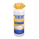 Multi-Surface Wipes, Dual Textured Wipe, 50 Wipes, Yellow