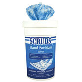SCRUBS&reg; Hand Sanitizer Wipes - scrubs hand sanitizer wipes 85 wipes/pal