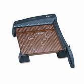 Heavy-Duty 15-Sheet Paper Trimmer, Wood Base, 12 x 12