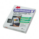 Oxford Top-Load Poly/Vinyl Three-Hole Sheet Protectors, Heavy Weight, Letter, 50/Box