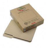 Earthwise Recycled File Folders, 1/3 Cut Top Tab, Letter, 100/Box
