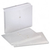 Expandable Poly String and Button Booklet Envelope, Legal