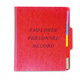 Vertical Personnel Folders, 1/3 Cut Top Tab, Letter