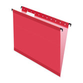 Hanging File Folders,1/5 Tabs,Letter,20/BX,Red