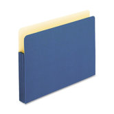 Expanding File Pocket, 3-1/2" Expansion Letter, Blue