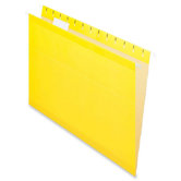 Reinforced Hanging File Folders, Letter, 25/Box