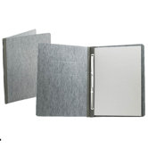 Report Cover, Reinforced Side Hinge, Letter, Gray