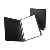 Report Cover, Reinforced Side Hinge, Letter, Black