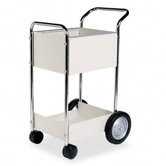 Steel Mail Cart, 75-Folder Capacity