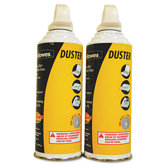 Air Duster, 152A Liquefied Gas, 10Oz Can, Two Per Pack