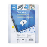 Swingline Clear View Presentation Binding System Cover, 11 X 8-1/2, 100/Box