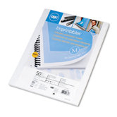 Imprintables Presentation Covers, 8 1/2 x 11, Heather Gray, 25/Pack