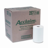 Acclaim Nonperforated Paper Towel Rolls, 7-7/8 x 350', White