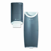 Safe-T-Garddoor Tissue Dispenser and Trash Receptacle, Smoke