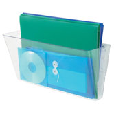 Stackable Wall File, Legal, One Pocket, Clear