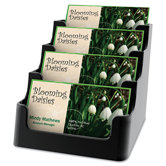 Recycled Business Card Holder, Holds 150, Four-Pocket