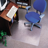 EconoMat Nonstudded, No Bevel Chair Mat for Low Pile Carpet