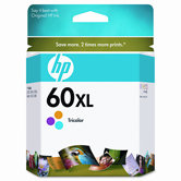 CC644WN (HP60XL) Inkjet Cartridge, High-Yield, Tri-Color