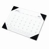 Workstation-Size One-Color Monthly Desk Pad Calendar, 18-1/2 x 13, 2013