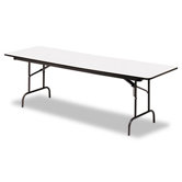 Premium Wood Laminate Folding Table, Rectangular, 96W X 30D X 29H