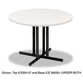 Officeworks 42" Round Conference Table Top, Square Edge