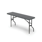 IndestrucTable TOO 1200 Series Folding Table in Charcoal