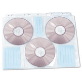 Two-Sided CD/DVD Page, 10/Pack