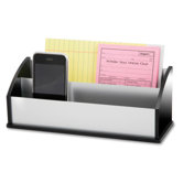 Letter/Message Sorter, Black Acrylic/Aluminum