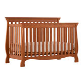 Venetian Fixed Side Convertible Crib in Oak