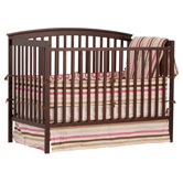 Bradford Fixed Side Convertible Crib in Cherry