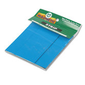 Magnetic Write-On/Wipe-Off Pre-Cut Strips 2 x 7/8, Blue, 25 per Pack