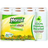 100% Recycled Bath Tissues in White