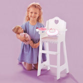 White Doll High Chair