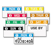 Freshmarx Freezx Color Thursday Coded Label, 2500 Labels/Roll