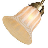 2.25" Neck Tinted Glass Melon Flare Bell Shade in Roman Gold