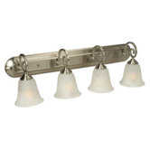 Builders Four Light Bath Vanity Light