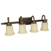 Madison  Vanity Light in Aged Bronze