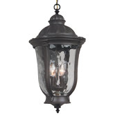 Frances Medium Exterior Hanging Lantern in Oiled Bronze