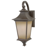 Argent Small  Outdoor Wall Lantern in Aged Bronze